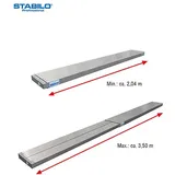 KRAUSE Teleboard - Teleskop Alu-Diele | Breite 2,04-3,50 m - Art-Nr: 123718