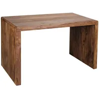 KADIMA DESIGN Schreibtisch BOHA Massiv-Holz Sheesham Computertisch 120 cm