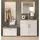 inn.furn Mirano 95 x 92 x 0,95 cm weiß Lärche Eiche / matt