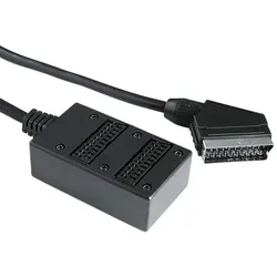 Scart-Verteiler 2-fach