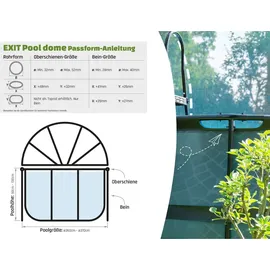 EXIT TOYS Poolabdeckung ECO Ø 360 cm