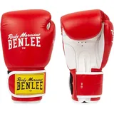 BENLEE Rocky Marciano Benlee Boxhandschuhe aus Leder Tough Lederboxhandschuhe - Red / White - 16 oz