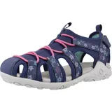 GEOX Mädchen J Whinberry G Sandal, Navy Fuchsia, 31 EU