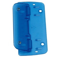 WEDO Taschenlocher 67803, blau, zum Einheften, Kunststoff, 2-fach