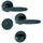 HOPPE Rosettengarnitur WC schwarz matt 1510/42KB/42KBS