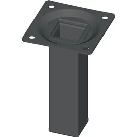 Element-System Möbelfuß schwarz RAL 9005 25x25mm H.250mm Platte ELEMENT SYSTEM