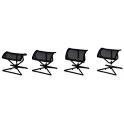 KADIMA DESIGN Ergonomische Fußauflage: Netzbezug, höhen-/neigungsverstellbar, Nylon-Polyamid, montiert geliefert.