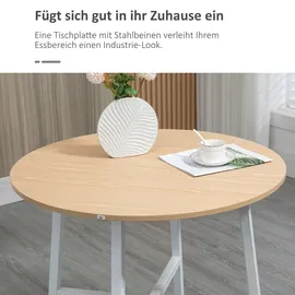 Homcom Ø 80 cm natur