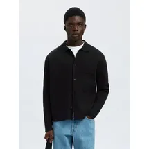 Selected Mike Relaxed Fit Strickjacke Schwarz XL