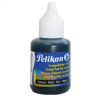 Pelikan Stempelfarbe mit Öl schwarz