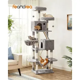 Songmics Kratzbaum 206 cm hellgrau