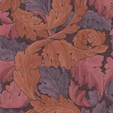 William Morris At Home Acanthus Vliestapete 10 m x 0,66 m 1 St Lila/Rot 34193