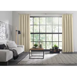 Wirth Dim out Kräuselband 145 x 150 cm beige