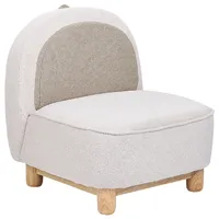 Beliani Kindersessel Helles Beige FABORG