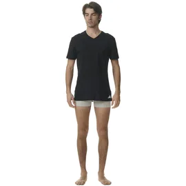 adidas V-Neck Shirt schwarz XL