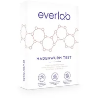 EVERLAB Madenwurm Test – Abklatschtest auf Oxyuren| Schneller & Einfacher Selbsttest für Zuhause |Auch für Kinder