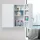 Relaxdays Medizinschrank XXL, 2-türiger Medikamentenschrank, Stahl, 11 Fächer, abschließbar, 53 x 52,5 x 19,5 cm, weiß