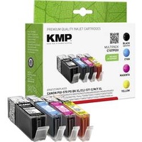 KMP kompatibel zu Canon PGI-570XL schwarz + CLI-571XL CMYK