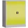 Classix Aktenschrank 80 x 38 x 100 cm grau/gelb