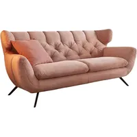 KAWOLA Sofa CHARME Cord rosa