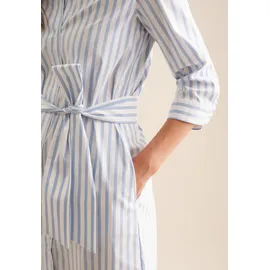 Seidensticker Sommerkleid Gestreift Blau 4XL