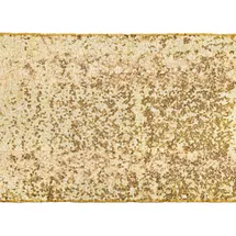 Partydeco Pailletten-Tischläufer, gold, 0,3 x 5 m