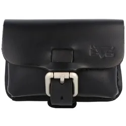 Mika Gürteltasche Leder 11,5 cm schwarz