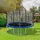 Tectake Garfunky 427 cm inkl. Sicherheitsnetz und Leiter schwarz/blau