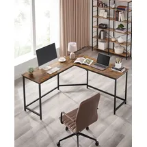 VASAGLE Eckschreibtisch, L-förmiger Computertisch, Bürotisch, Arbeitszimmer, Homeoffice, Gaming,