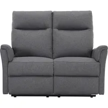 Home Affaire 2-Sitzer HOME AFFAIRE "FINNARA,2-Sitzer,elelektrische Relaxfunktion in 2 Sitzen, USB A/C", anthrazit, B:128cm H:103cm T:88cm, 100% POLYESTER, Sofas, Liegefunktion 105-135, Federkern