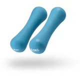 Deuser NEOPREN KURZHANTELN 2er Set (0,5 kg - Petrol) | 0,5 Kg | Hervorragende Griffigkeit und Rutschfestigkeit | Stabiles und langlebiges Hanteln Set dank Gusseisenkern | Mini Hanteln | Dumbbell Set