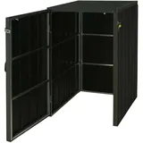 MCW Mülltonnenverkleidung J28 117 x 80 x 105 cm grau