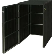 MCW Mülltonnenverkleidung J28 117 x 80 x 105 cm grau