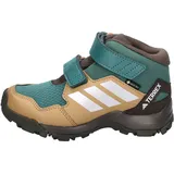 adidas Unisex Kinder Terrex Skychaser Mid Gore-Tex Hiking Kids Shoes, Preloved Teal/Matte Silver/Cardboard, 31 EU