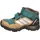 adidas Unisex Kinder Terrex Skychaser Mid Gore-Tex Hiking Kids Shoes, Preloved Teal/Matte Silver/Cardboard, 31 EU