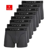 Tazzio Boxershorts unifarben Anthrazit 5XL 8er Pack