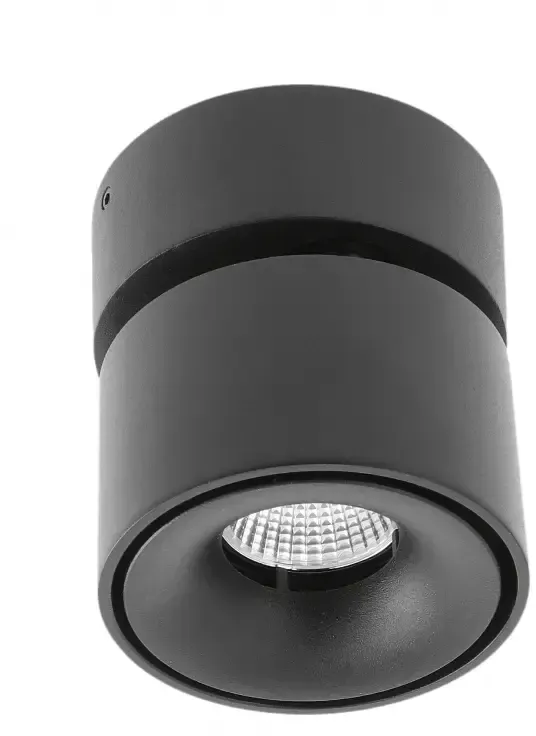 GTV LED-Anbauleuchte Bianco 8W 36° Ø 102mm schwarz - CCT Switch
