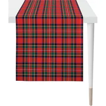 APELT Tischläufer APELT "9539 WINTERWELT, Weihnachtsdeko, Weihnachten", rot, B:48cm L:140cm, Baumwolle, Tischdecken, Digitaldruck