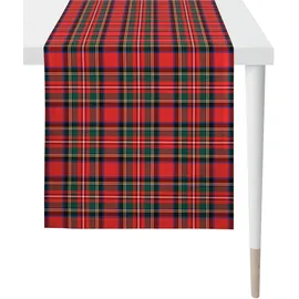 APELT Tischläufer APELT "9539 WINTERWELT, Weihnachtsdeko, Weihnachten", rot, B:48cm L:140cm, Baumwolle, Tischdecken, Digitaldruck