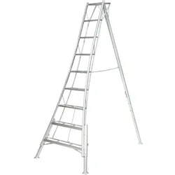 niwaki Leiter, Höhe: 270 cm, Silber - silberfarben