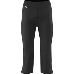 Gonso Flared Fahrradhose Damen in black, Größe 38 - schwarz