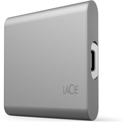 LaCie Portable SSD externe SSD (2 TB) 1050 MB/S Lesegeschwindigkeit, 1000 MB/S Schreibgeschwindigkeit silberfarben OTTO