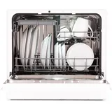 Klarstein Emerald 5 Slim Tischgeschirrspüler (freistehend, 550 mm breit, Weiß)