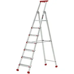 Altrex Nimba Stufenstehleiter einseitig begehbar 7 Stufen