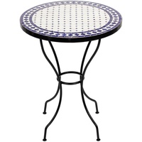 Marokkanischer Mosaiktisch orientalischer Tisch Bistrotisch Gartentisch 60cm Iss