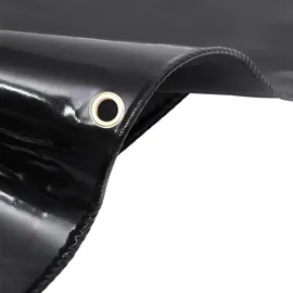 vidaXL Abdeckplane 4 x 4 m Schwarz