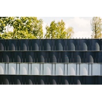 e.u.r.o.tec gmbh Koi- und Bonsaipark Herdecke 10 x Premium Hart PVC - Sichtschutzstreifen für Doppelstabmattenzaun Sichtschutz 2520mm x190mm x1,3mm (hellgrau RAL7040)