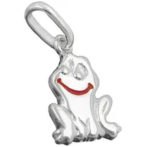 GALLAY lächelnder Frosch rot 925