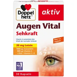 DOPPELHERZ Augen Vital Sehkraft aktiv Kapseln 30 St