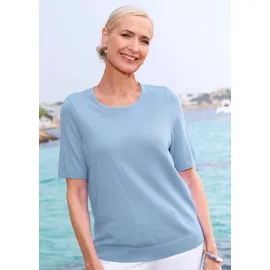 GOLDNER Strickpullover türkis XL
